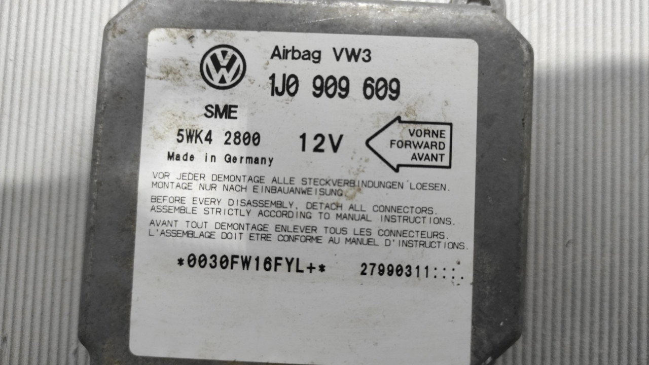 DIJELOVI ELEKTRONIKA AIRBAGA SEAT TOLEDO > 99-04 1J0909609