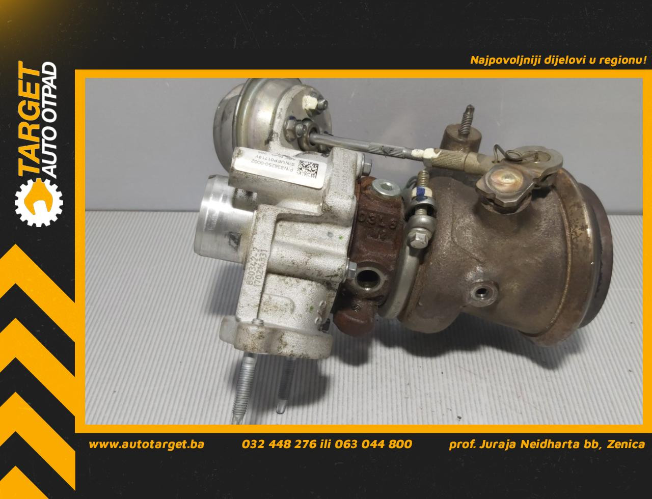 DIJELOVI TURBINA PEUGEOT 308 > 13-17 1.2 9818479380
