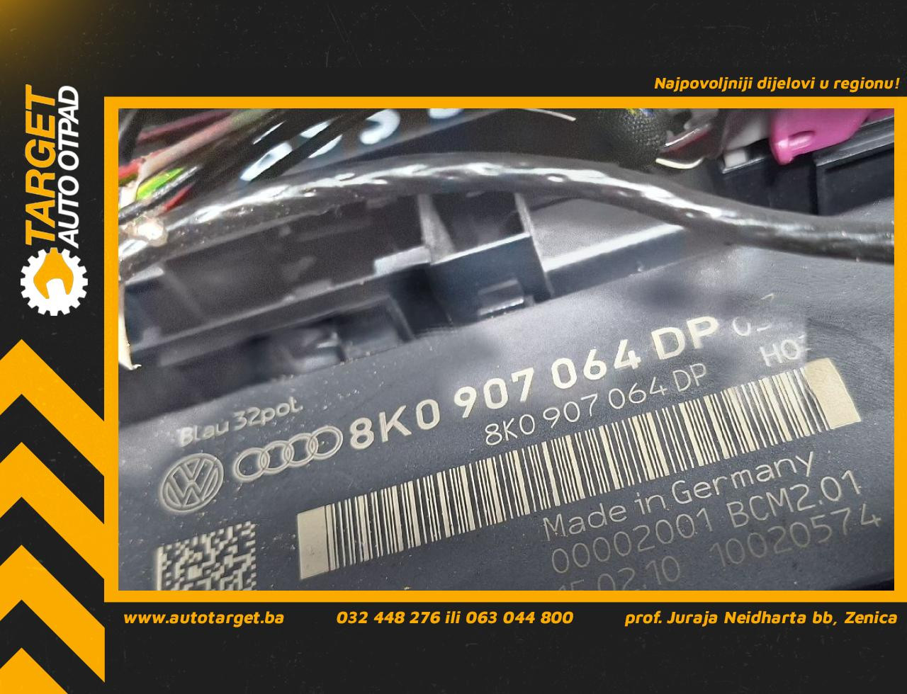 BCM ELEKTRONIKA AUDI A5 (8T3/8F7) COUPE > 07-11 8K0907064DP