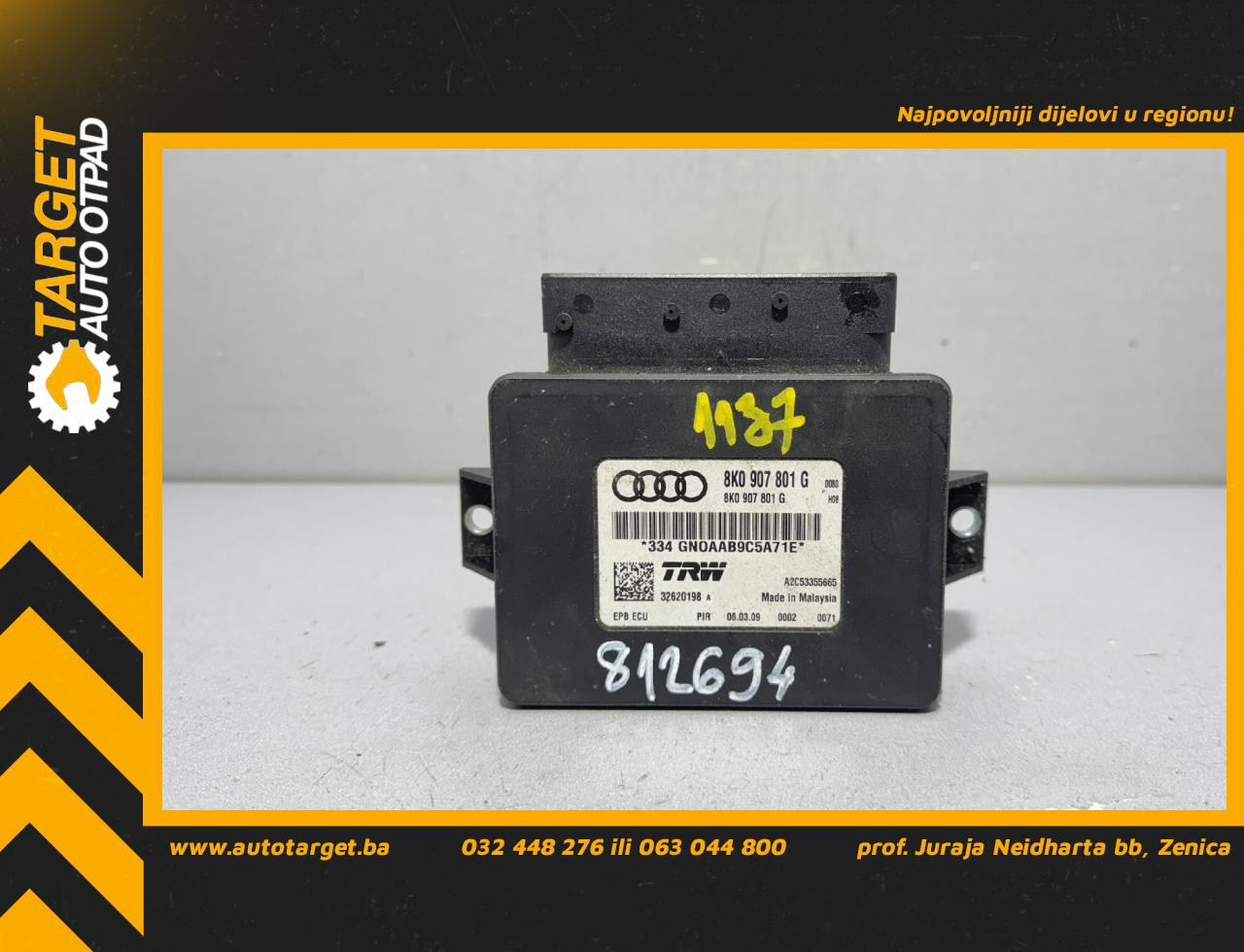DIJELOVI KOMFORT ELEKTRONIKA AUDI A4 (B8) > 07-11 2.0 8K0907801G