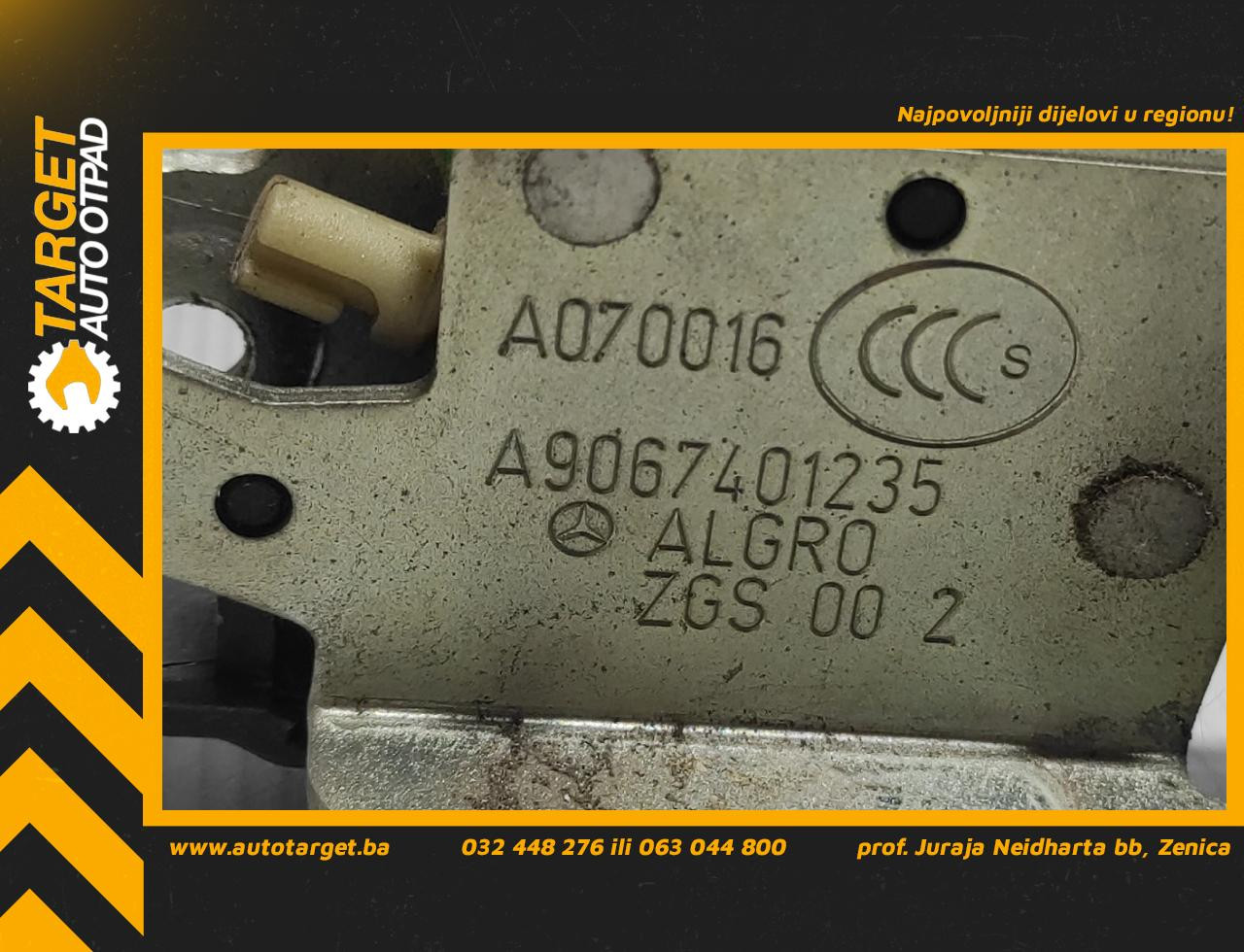 DIJELOVI BRAVA VRATA MERCEDES SPRINTER > 13-18 2.2 A9067401235