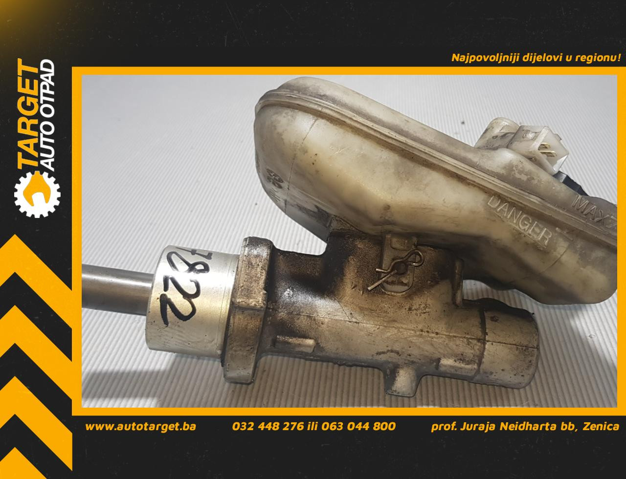 DIJELOVI GLAVNI KOCIONI CILINDAR PEUGEOT 306 > 97-99 L481416