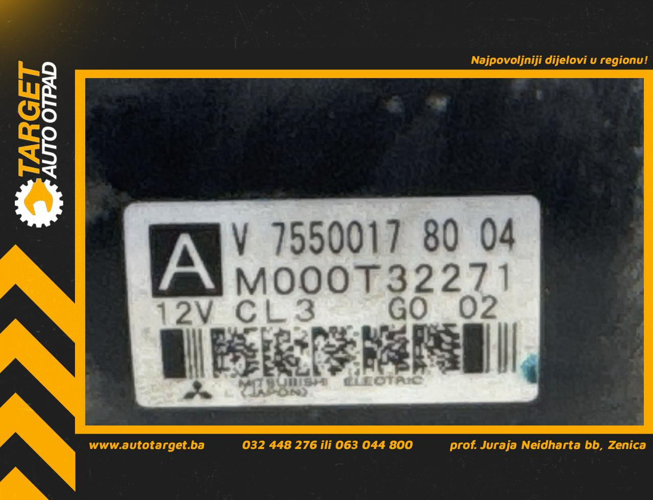 DIJELOVI ALNASER CITROEN C3 > 09-13 1.4 V75500178004
