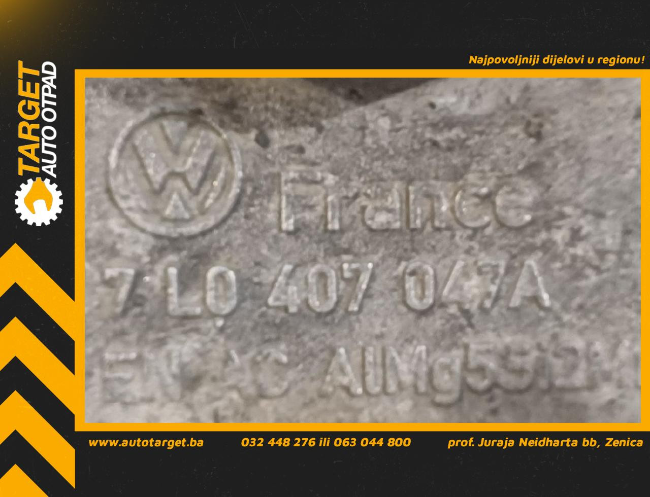 DIJELOVI RAME VW TOUAREG > 02-06 7L0407047A