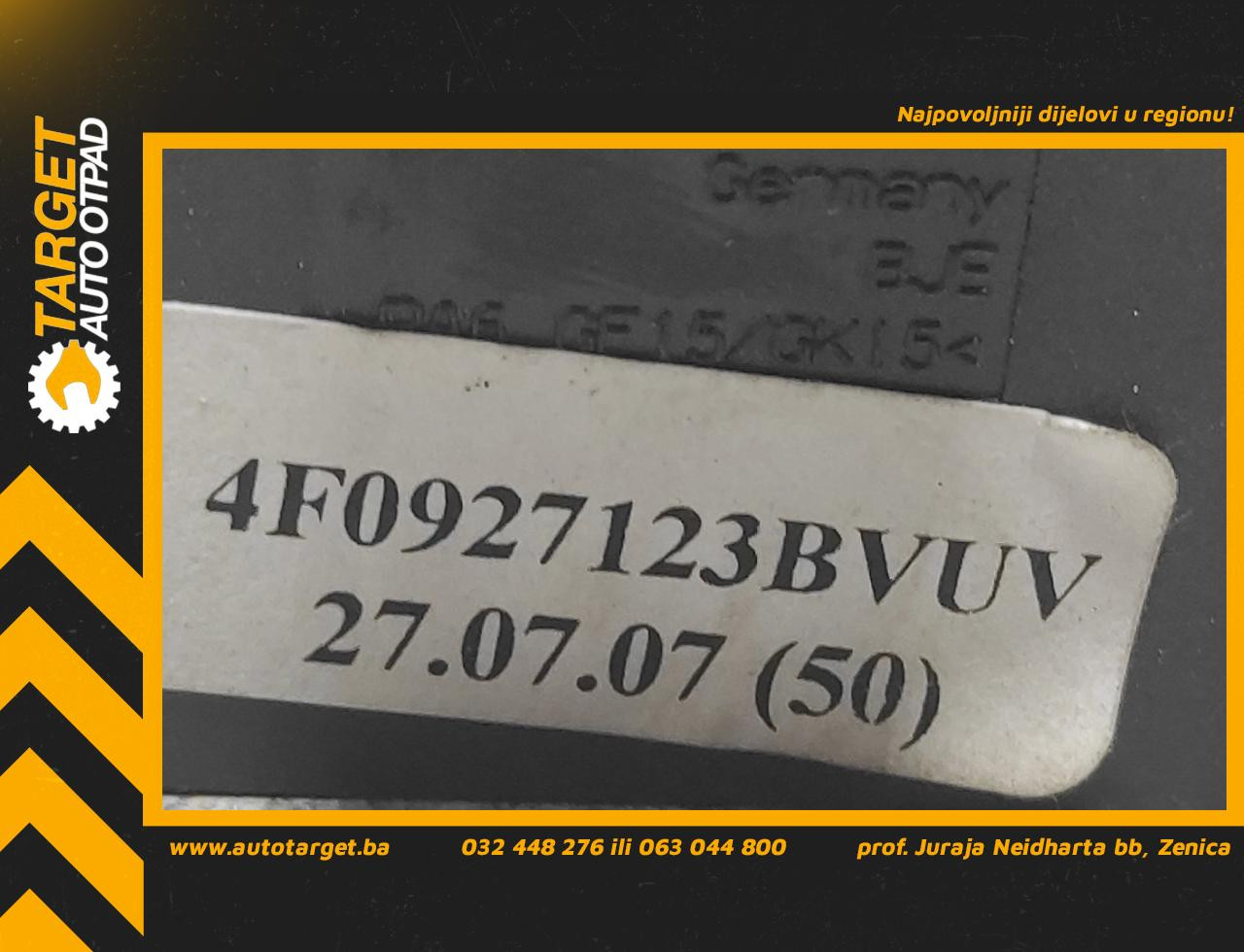 DIJELOVI PREKIDAC AUDI A6 > 08-11 4F0927123B