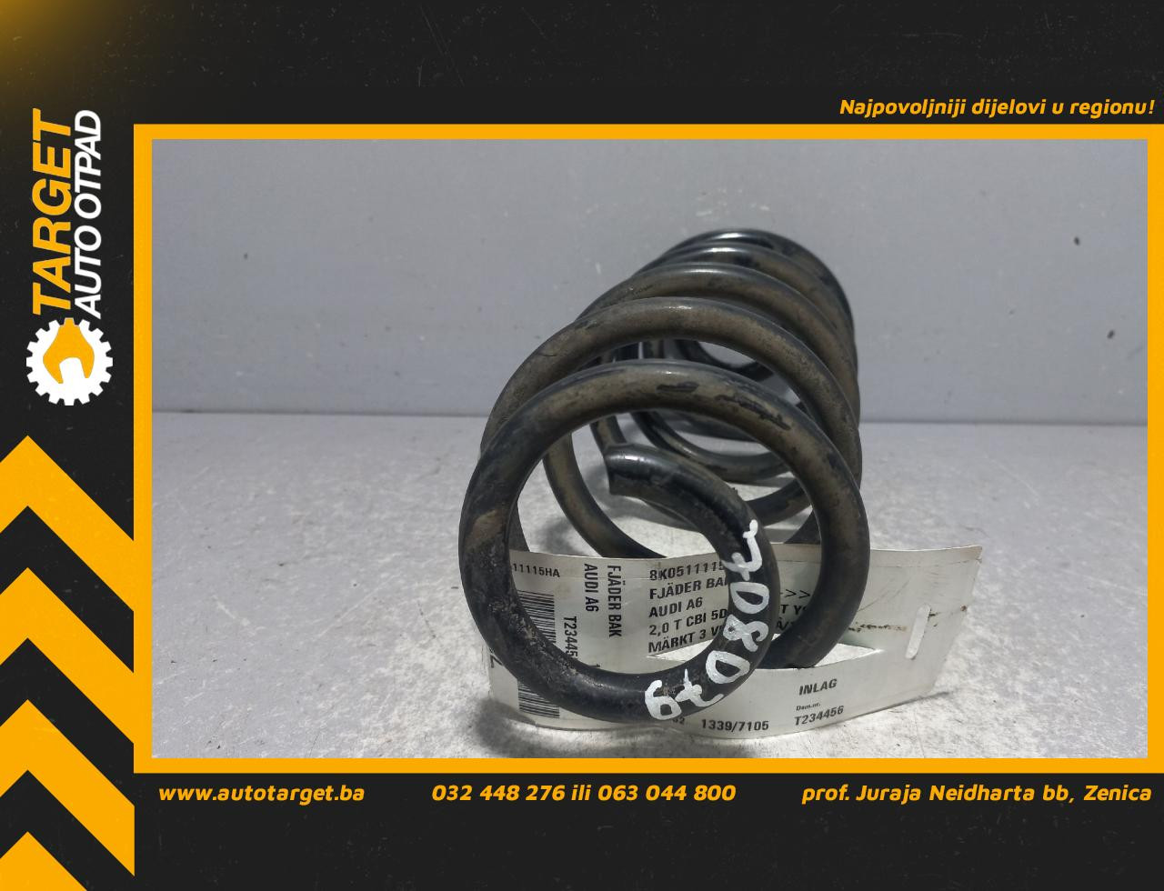 OPRUGA AMORTIZERA AUDI A5 (8T3/8F7) COUPE > 11-17 8K0511115HA