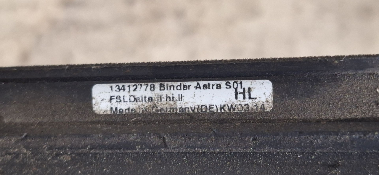 DIJELOVI LAJSNA OPEL ASTRA J > 12-15 13412778