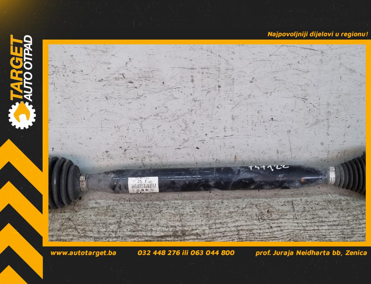 DIJELOVI POLUOSOVINA SKODA FABIA > 14- 1.2 6C0407272E