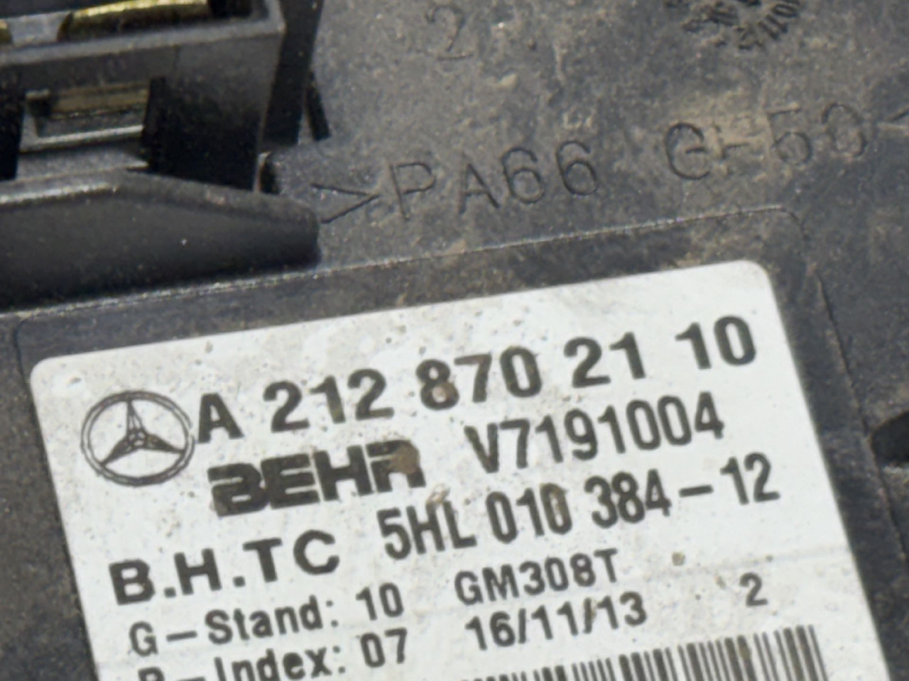ELEKTRONIKA REOSTAT MERCEDES E KLASA (W212) > 13-16 A2128702110