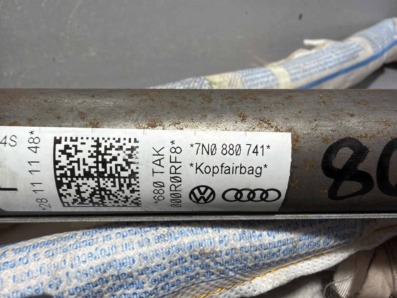 DIJELOVI KROVNI AIRBAG VW SHARAN > 10- 2.0 7N0880741