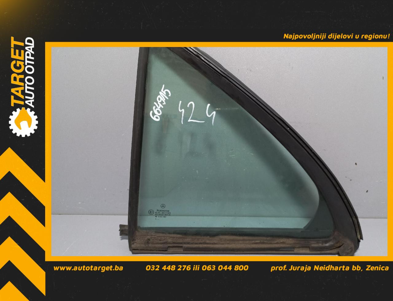 DIJELOVI STAKLO MERCEDES C KLASA (W203) > 00-04 2.2 E143R001193
