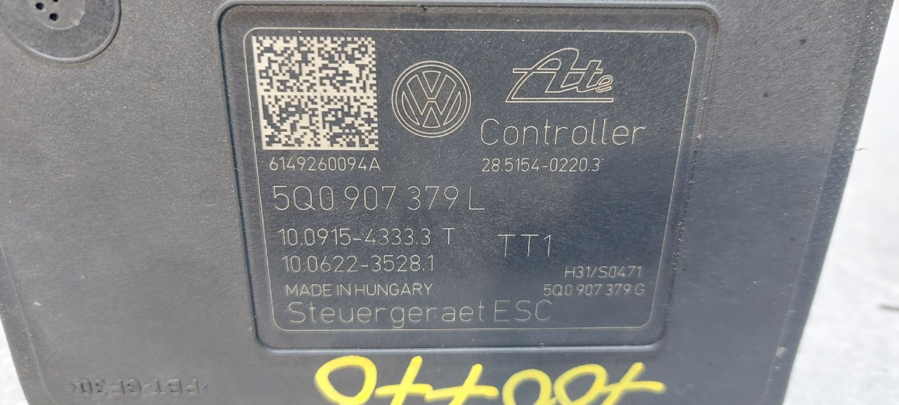 ABS ELEKTRONIKA AUDI A4 (B9) > 15-18 5Q0907379L 5Q0614517K