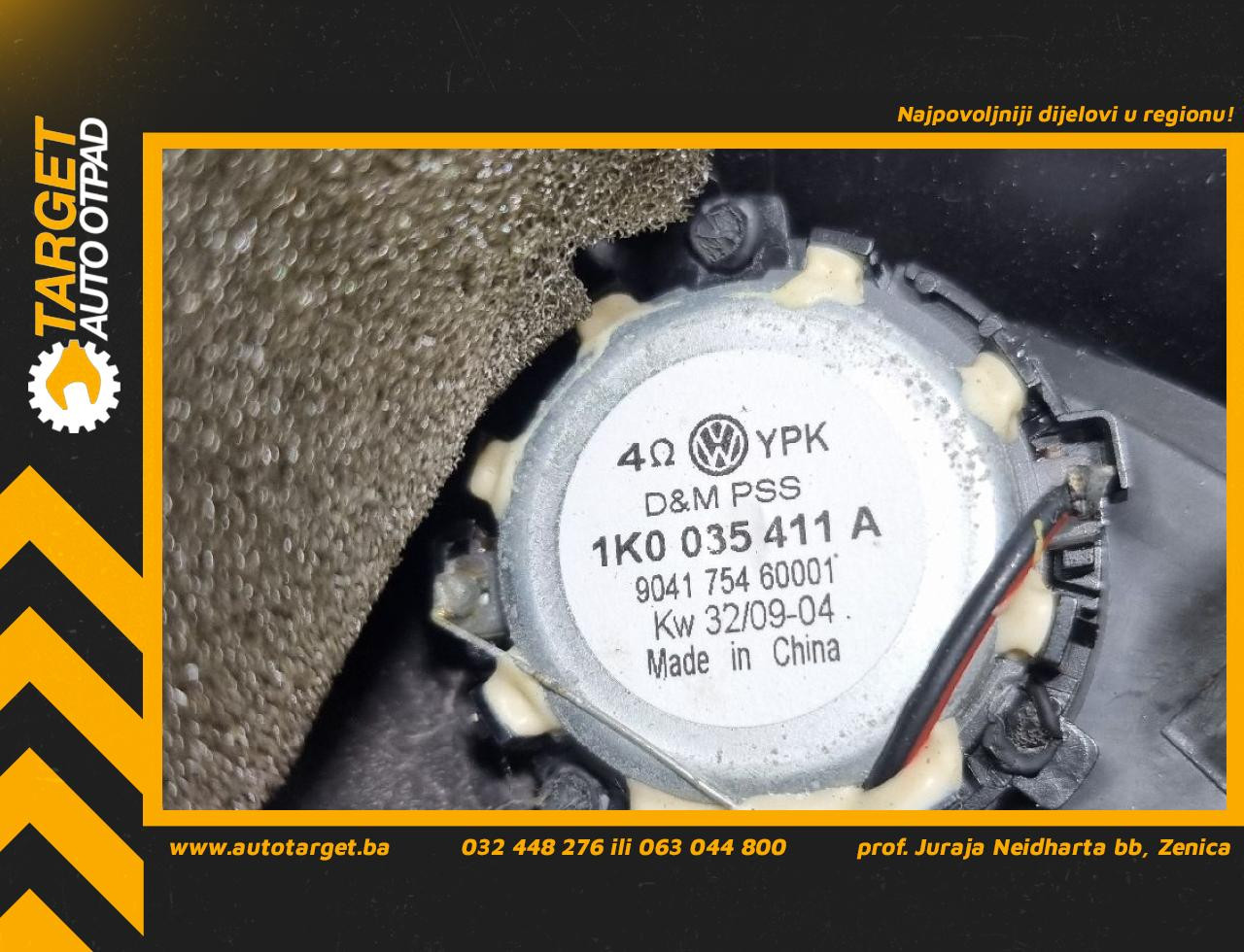 DIJELOVI ZVUCNIK VW GOLF 5 > 03-08 1K0035411A
