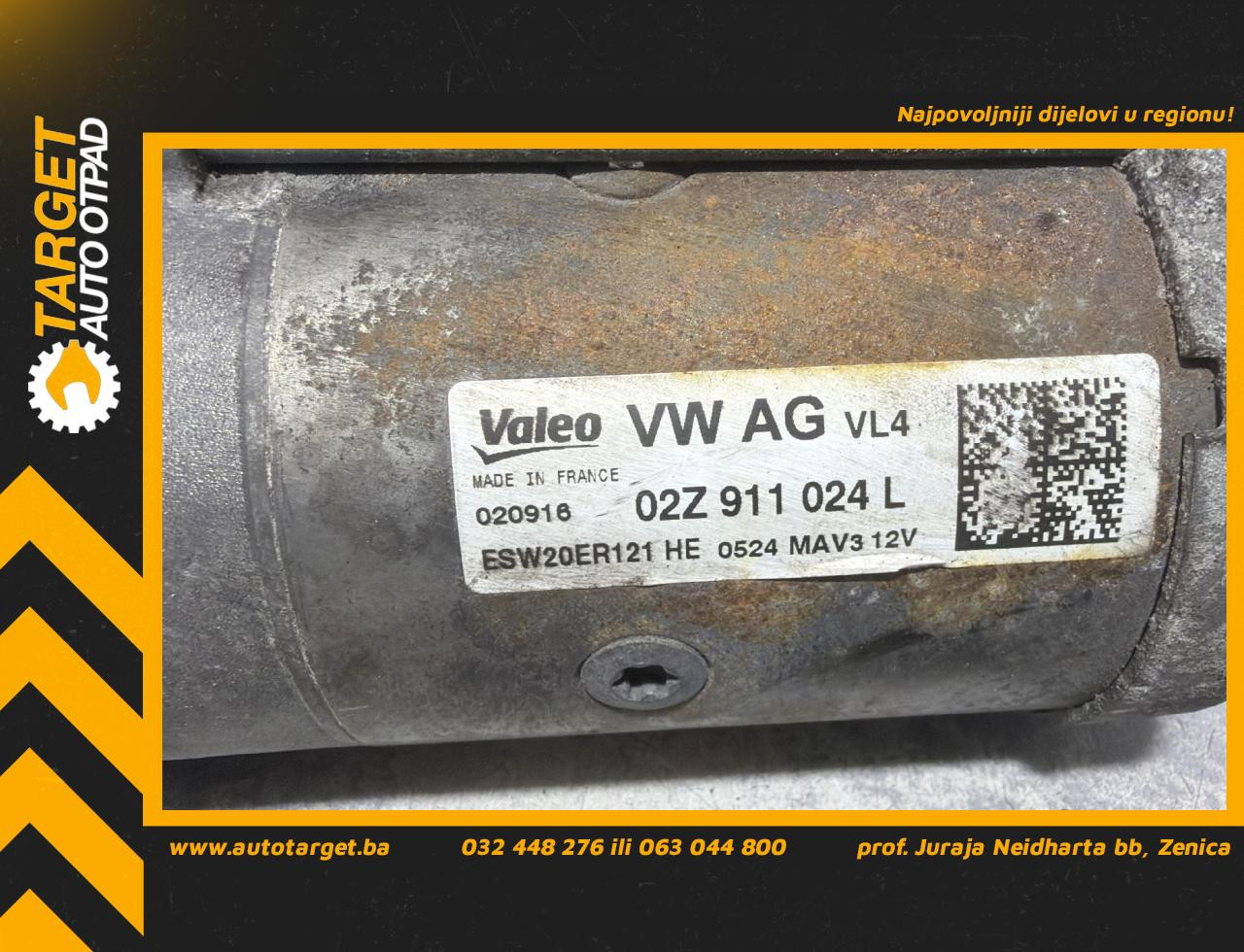 DIJELOVI ALNASER SKODA OCTAVIA > 13-16 1.6 02Z911024L