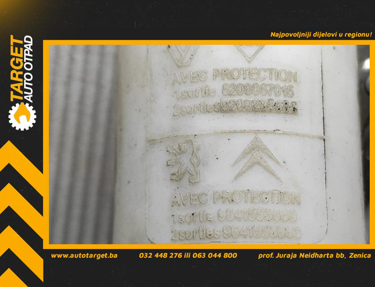 DIJELOVI PRSKALICA ZA BRISACE OPEL VIVARO > 07-14 8200295685
