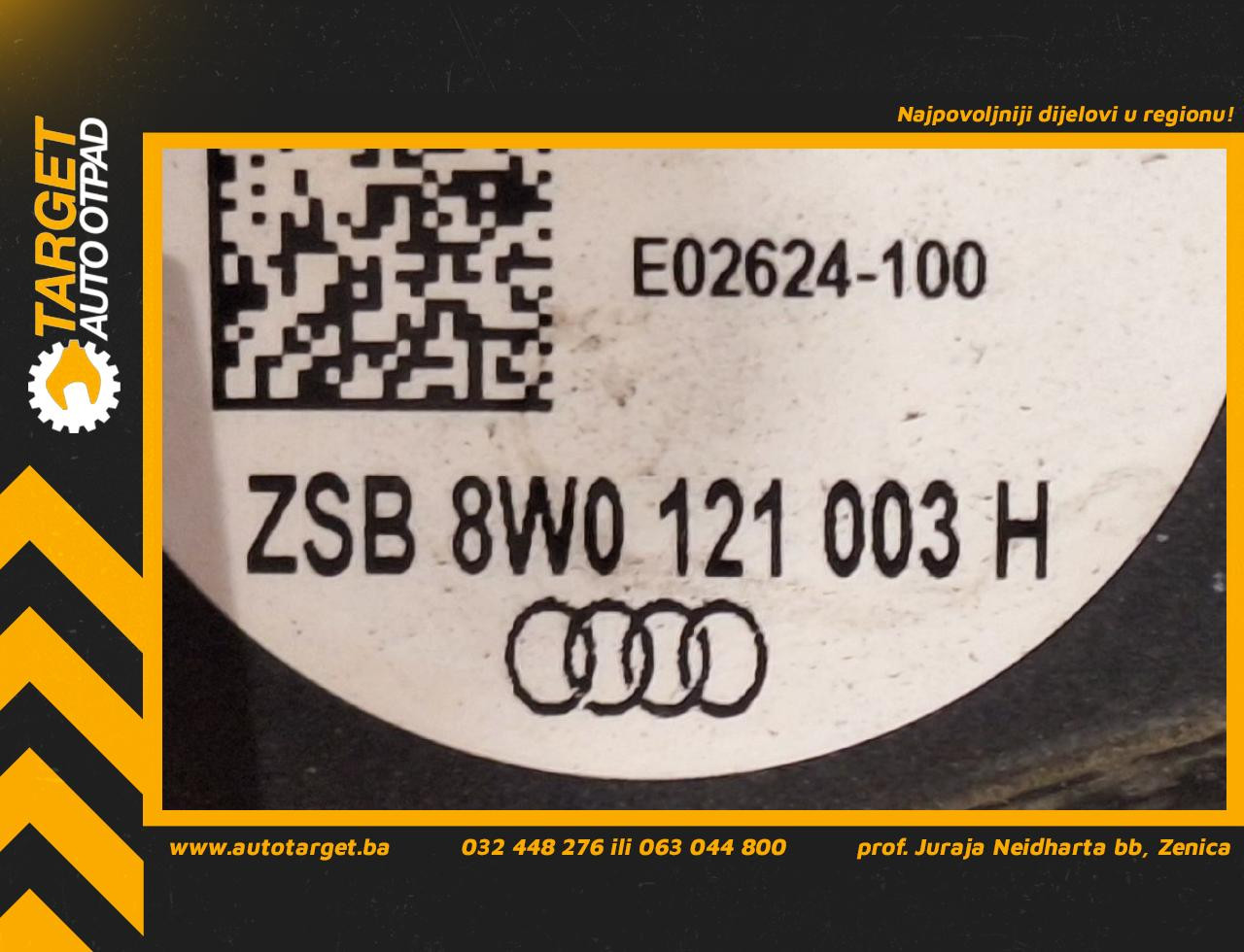 DIJELOVI NOSAC VENTILATORA AUDI A6 4K > 18- 2.0 8W0121003H