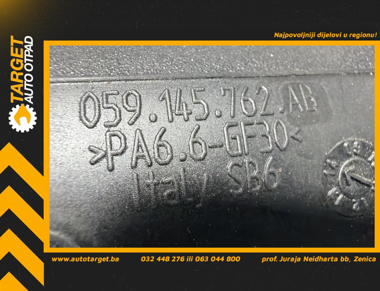 DIJELOVI CRIJEVO AUDI Q7 (4L) > 09-15 3.0 059145762AB