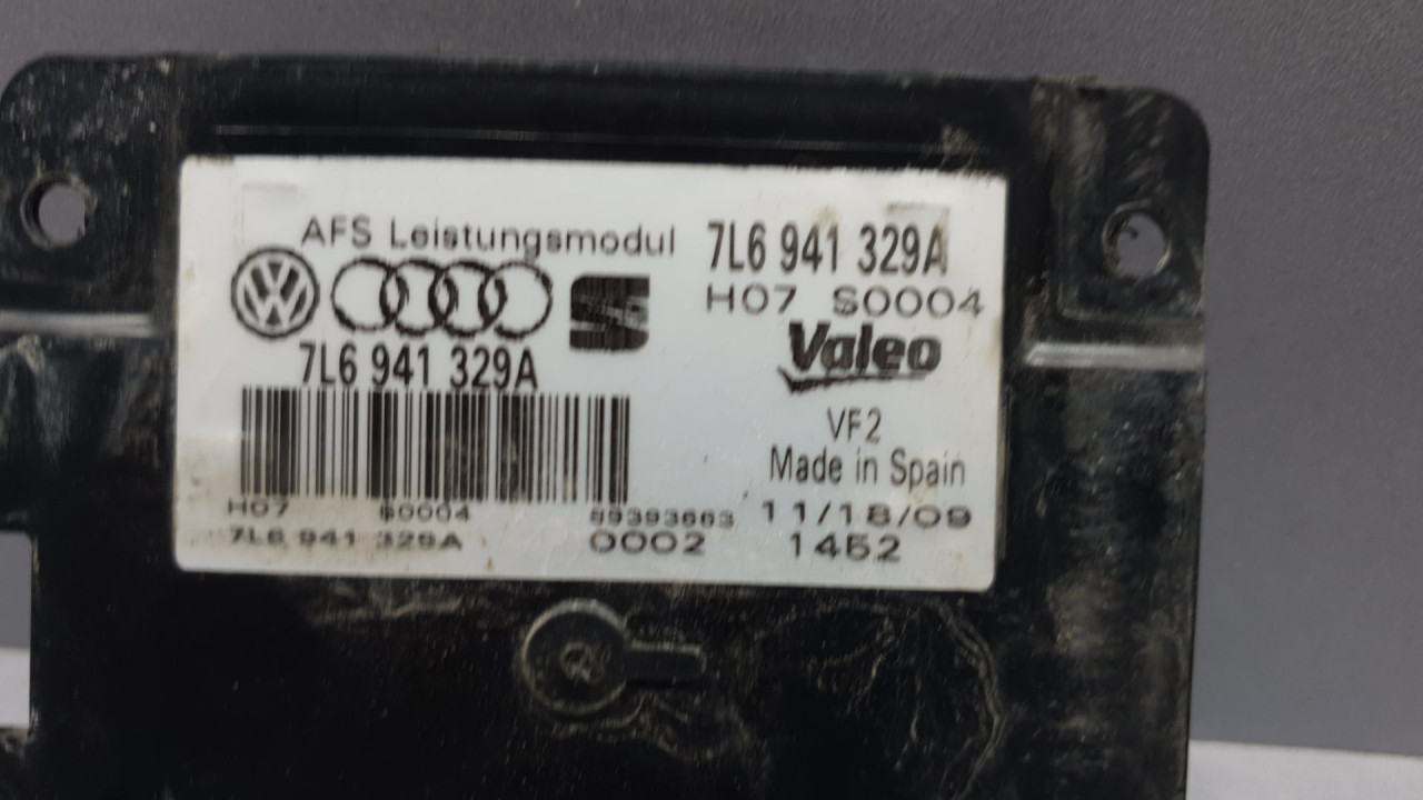 DIJELOVI BALAST FARA AUDI Q5 > 08-11 7L6941329A