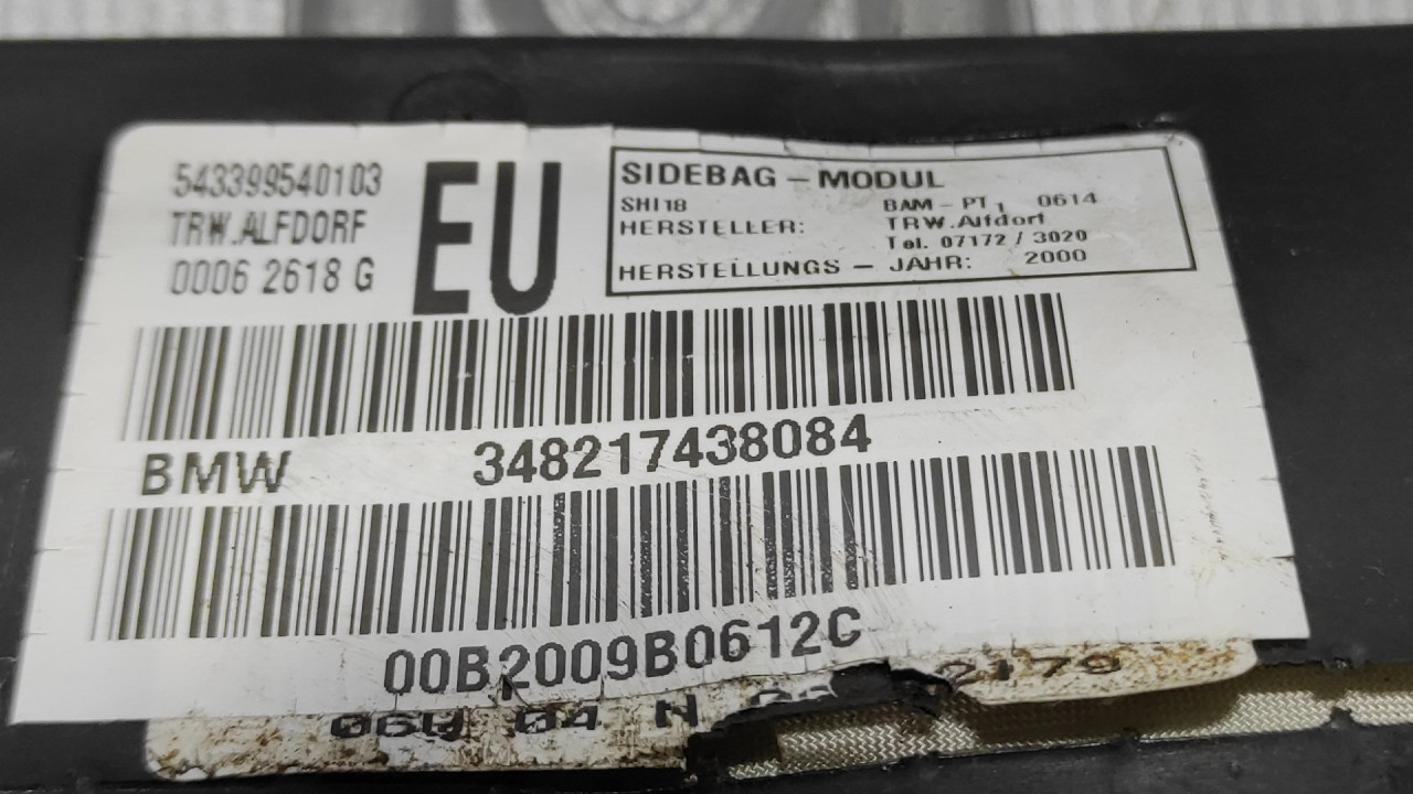 AIRBAG NOGU BMW SERIJA 3 (E46) > 98-02 348217438084