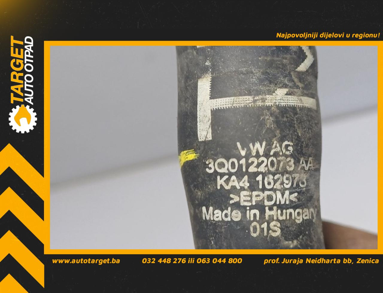 DIJELOVI CRIJEVO VW GOLF 8 > 19- 2.0 3Q0122073AA