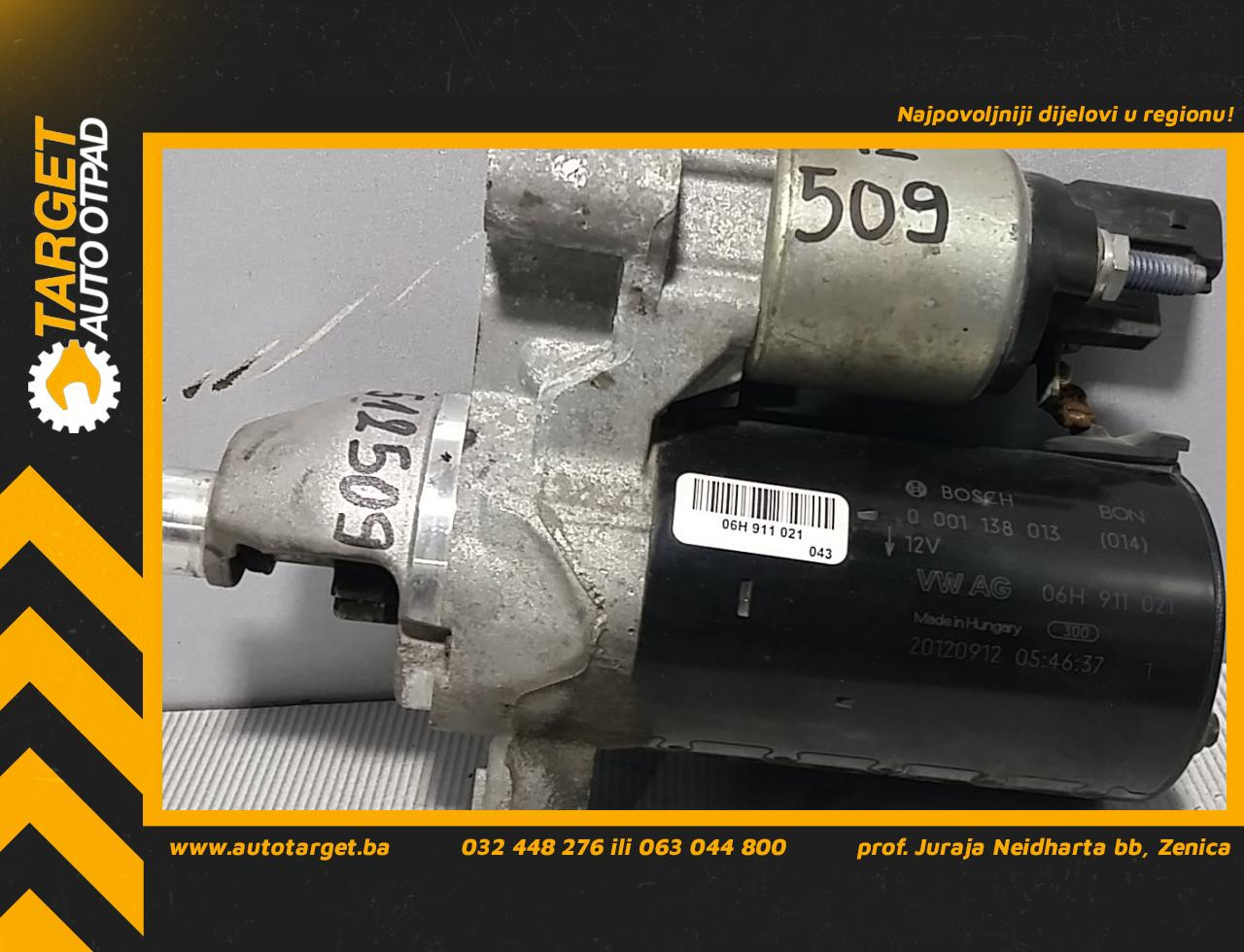DIJELOVI ALNASER AUDI Q5 > 08-11 2.0 06H911021