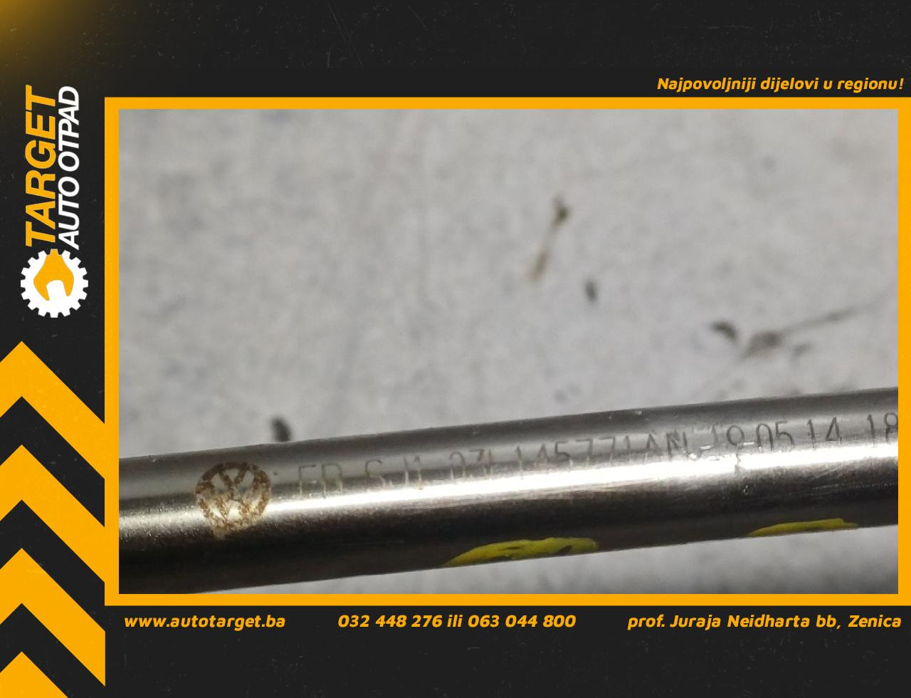 DIJELOVI CRIJEVO TURBINE VW TIGUAN > 11-15 2.0 03L145771AN