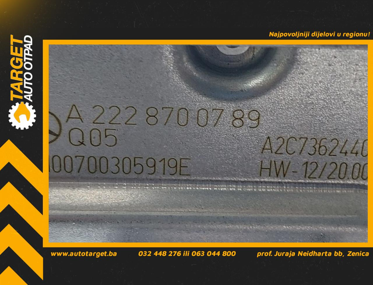 DIJELOVI BALAST FARA MERCEDES GLE (W167) > 19- A2228700789