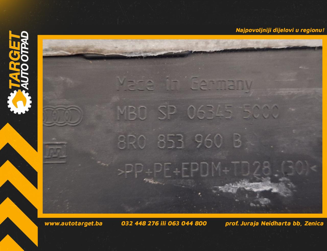 DIJELOVI LAJSNA AUDI Q5 > 12-16 3.0 8R0853960B