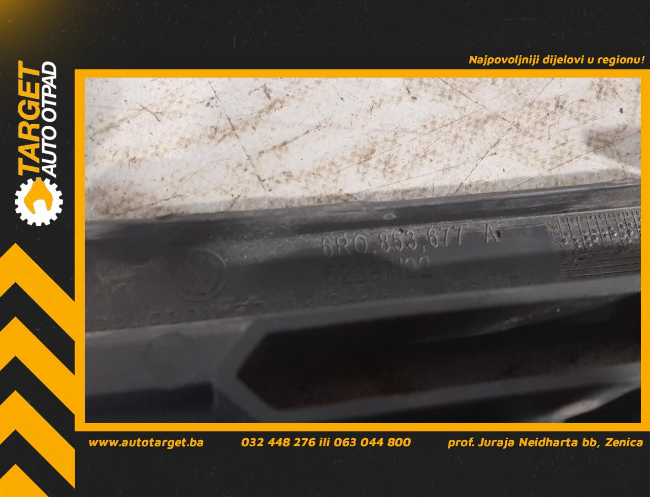 DIJELOVI RESETKA BRANIKA VW POLO > 09-14 6R0853677A