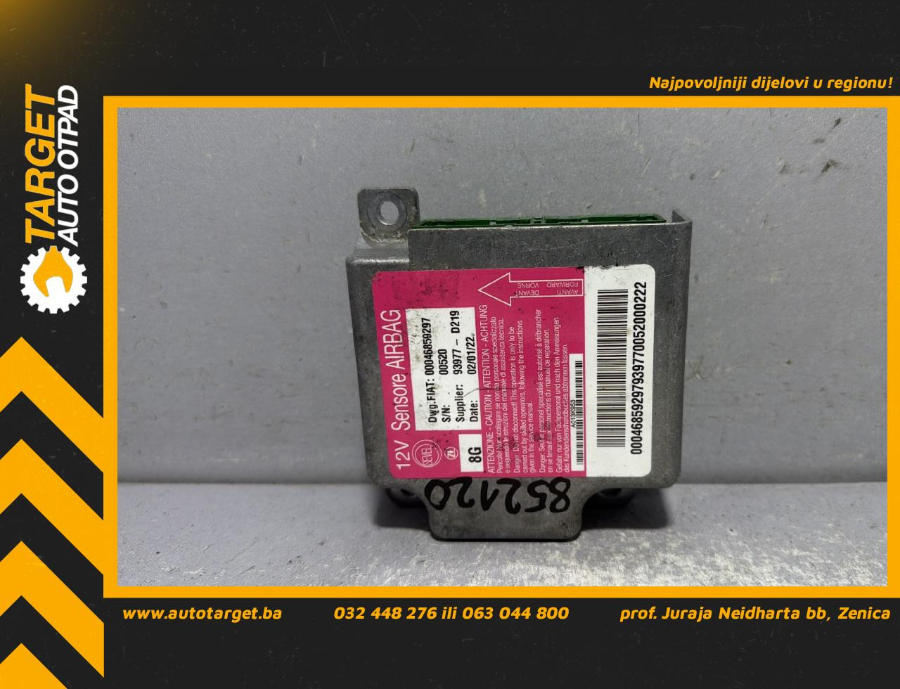 ELEKTRONIKA AIRBAGA CITROEN JUMPER > 14- 00046859297