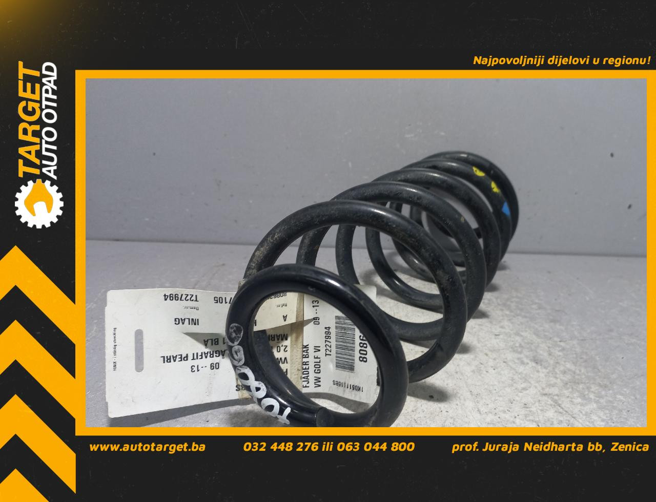 DIJELOVI OPRUGA AMORTIZERA VW GOLF 6 > 08-12 1K0511115BS