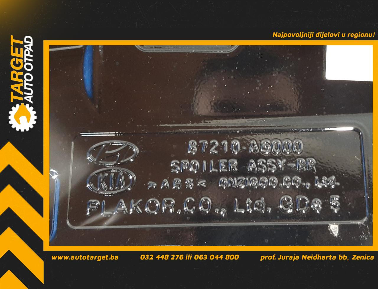 DIJELOVI SPOJLER HYUNDAI I30 > 12-16 87210-A6000