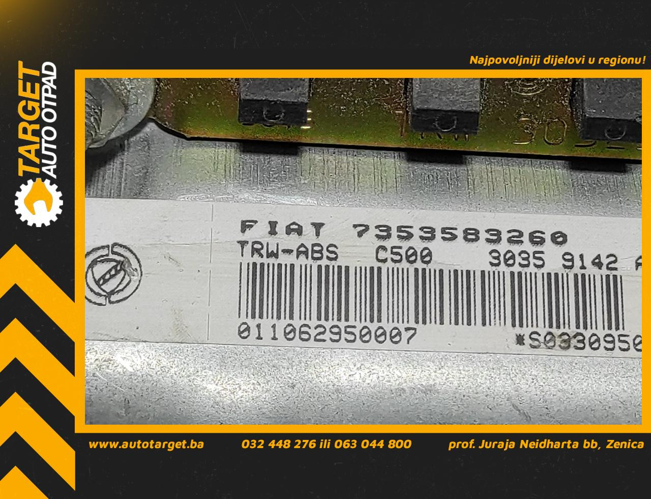 DIJELOVI AIRBAG SUVOZACA FIAT PUNTO > 03-11 7353583260