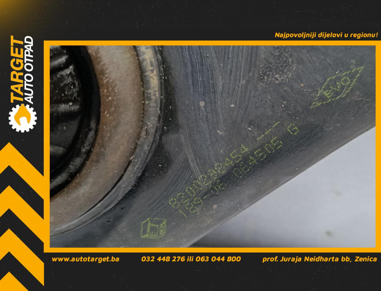 DIJELOVI LAFETA RENAULT MEGANE > 02-05 8200298454