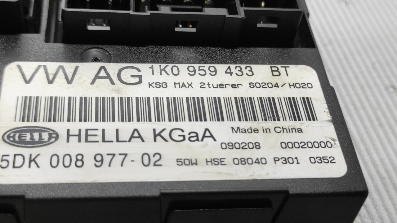 ELEKTRONIKA MODUL VW GOLF PLUS > 05-09 1K0959433BT