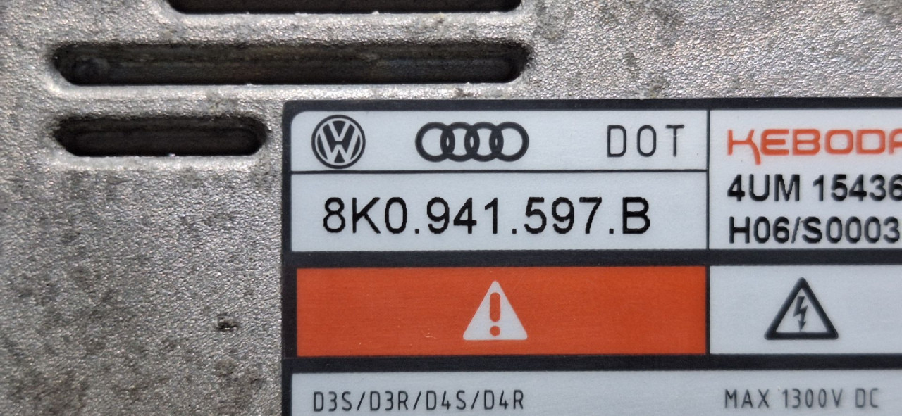 DIJELOVI BALAST FARA AUDI Q5 > 12-16 8K0941597B