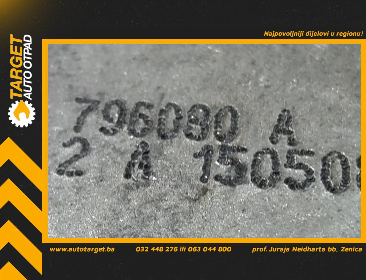 DIJELOVI VAKUM PUMPA RENAULT LAGUNA > 07-10 2.0 796080A