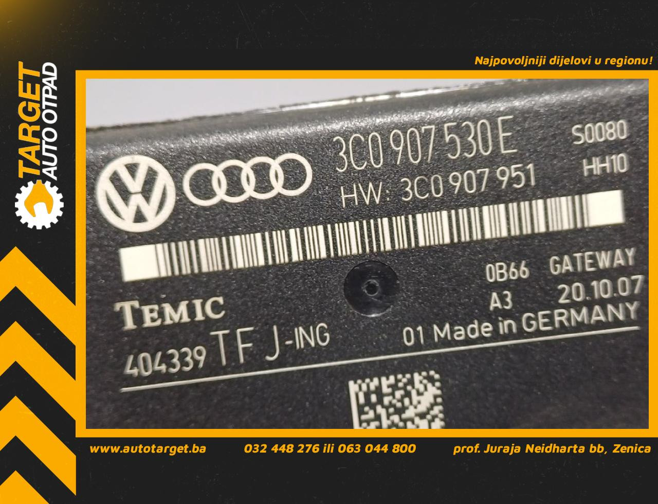 DIJELOVI ELEKTRONIKA MODUL VW PASSAT B6 > 05-10 2.0 3C0907530E