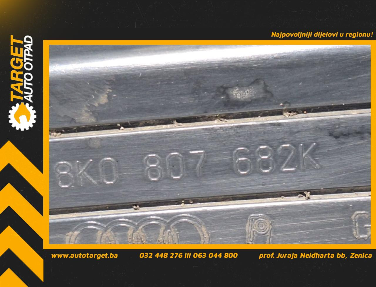 DIJELOVI RESETKA BRANIKA AUDI A4 (B8) > 12-15 2.0 8K0807682K