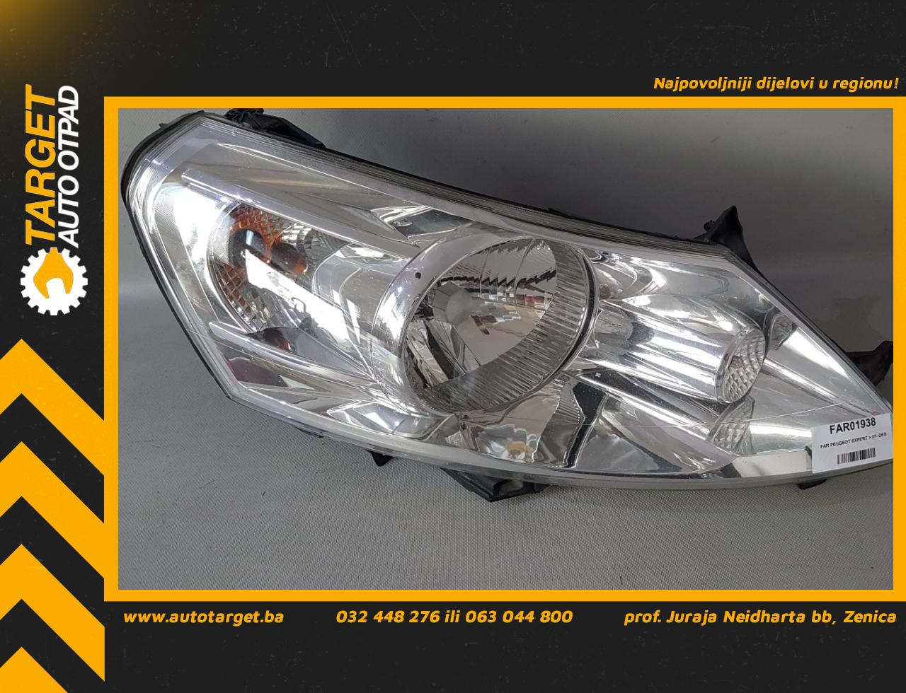 DIJELOVI FAR PEUGEOT EXPERT > 07-16 89901160