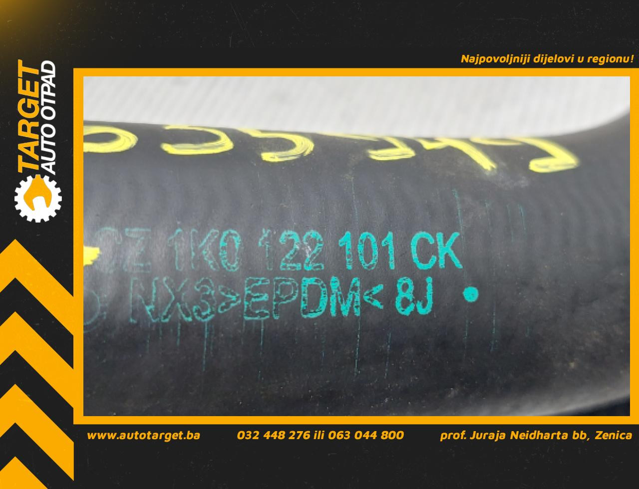 DIJELOVI CRIJEVO VW GOLF 6 > 08-12 1K0122101CK
