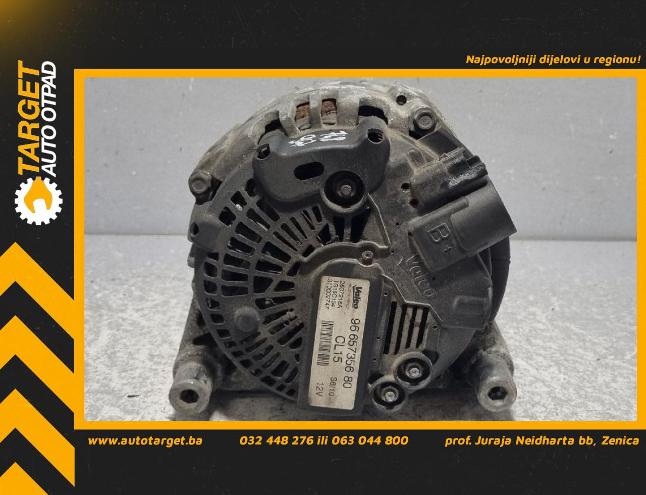 DIJELOVI ALTERNATOR MITSUBISHI OUTLANDER > 09-12 2.2 9665735680