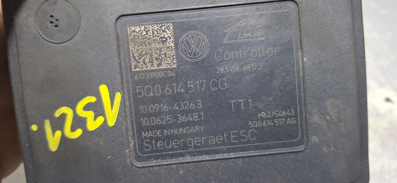 DIJELOVI ABS ELEKTRONIKA SKODA SUPERB > 15-19 1.6 5Q0614517CG