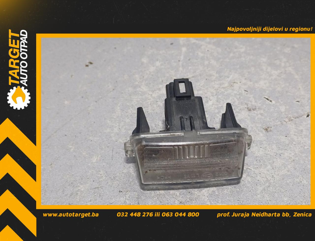 DIJELOVI RASVJETA TABLICA TOYOTA AURIS > 15-18