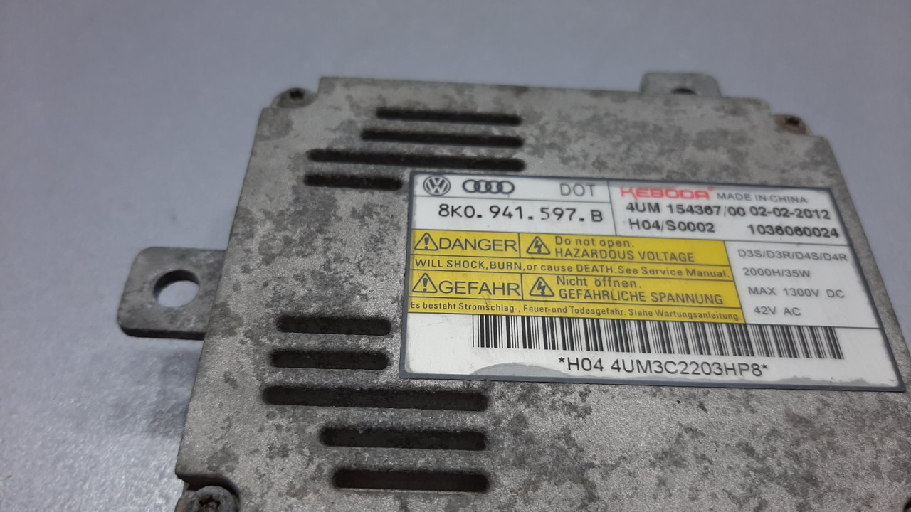 BALAST FARA AUDI A4 (B8) > 12-15 8K0941597B
