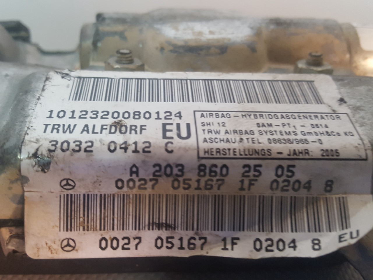 AIRBAG SJEDISTA MERCEDES C KLASA (W203) > 00-04 A203860