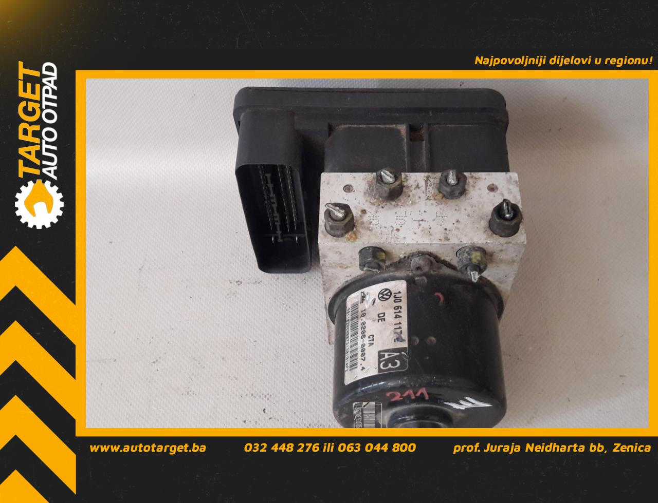ABS ELEKTRONIKA SKODA OCTAVIA > 00-04 1C0907379C 1J0614117E