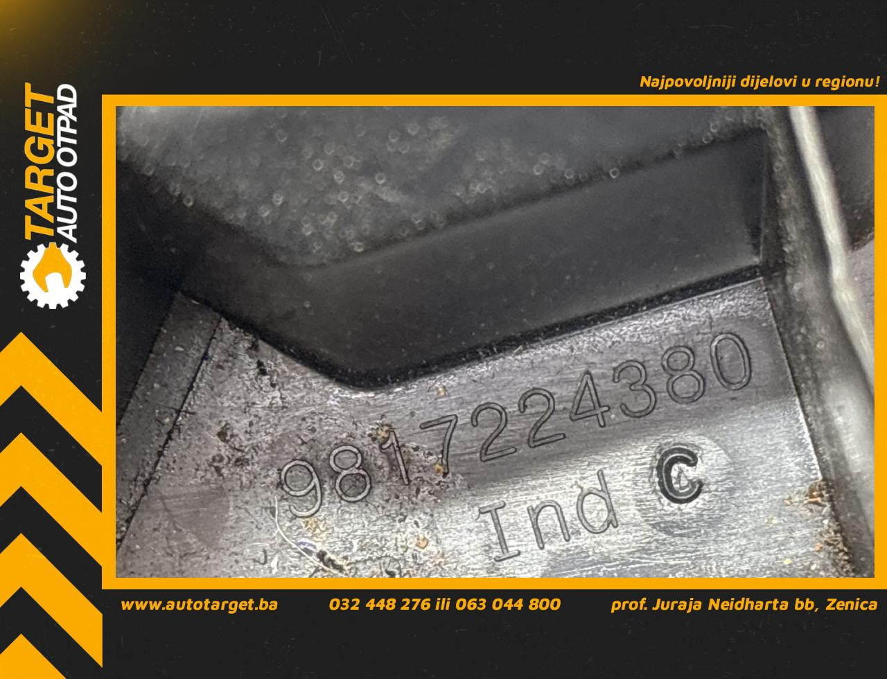 DIJELOVI PLASTIKA PEUGEOT 3008 > 16-20 2.0 9817224380