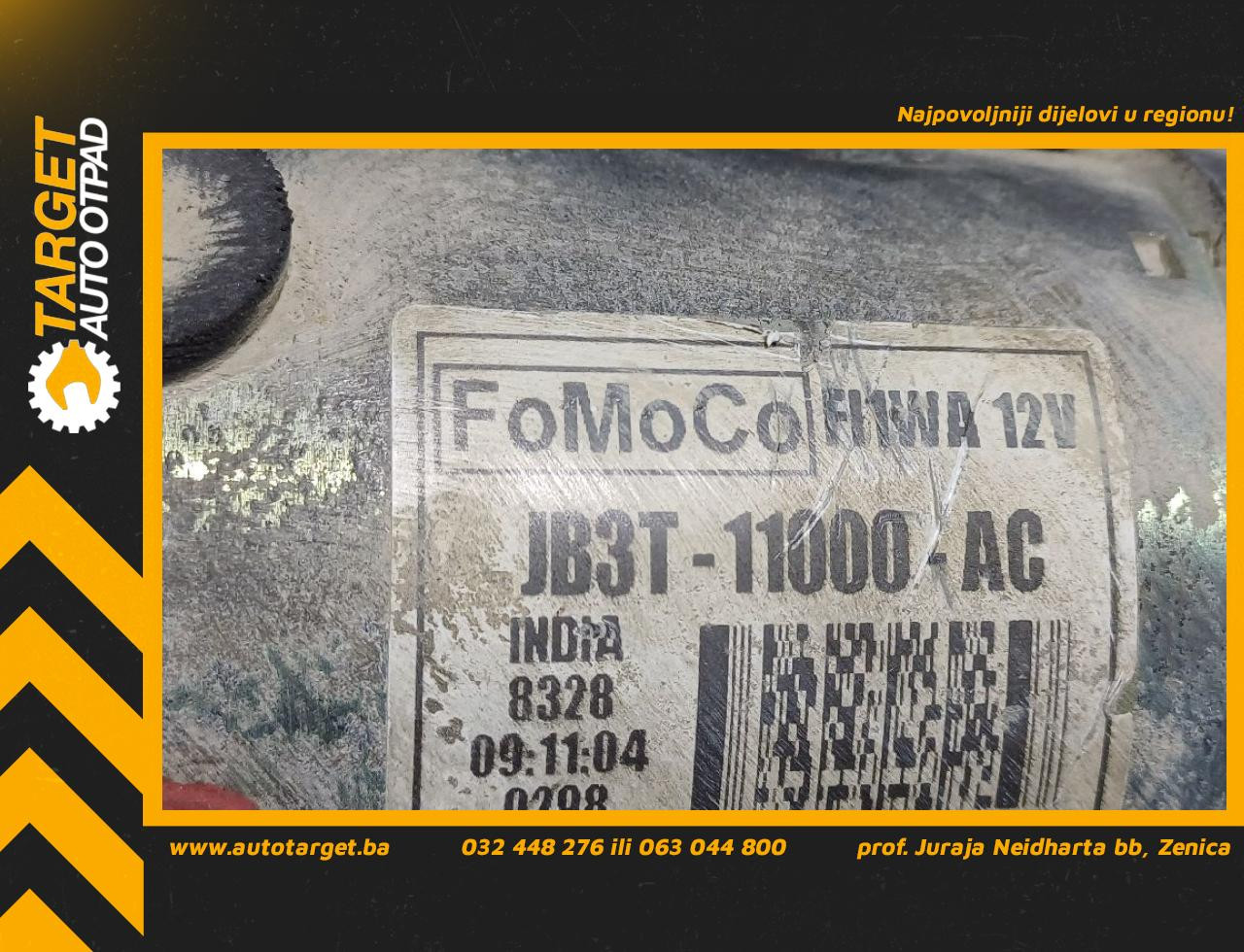 DIJELOVI ALNASER FORD RANGER > 16- 2.0 JB3T11000AC
