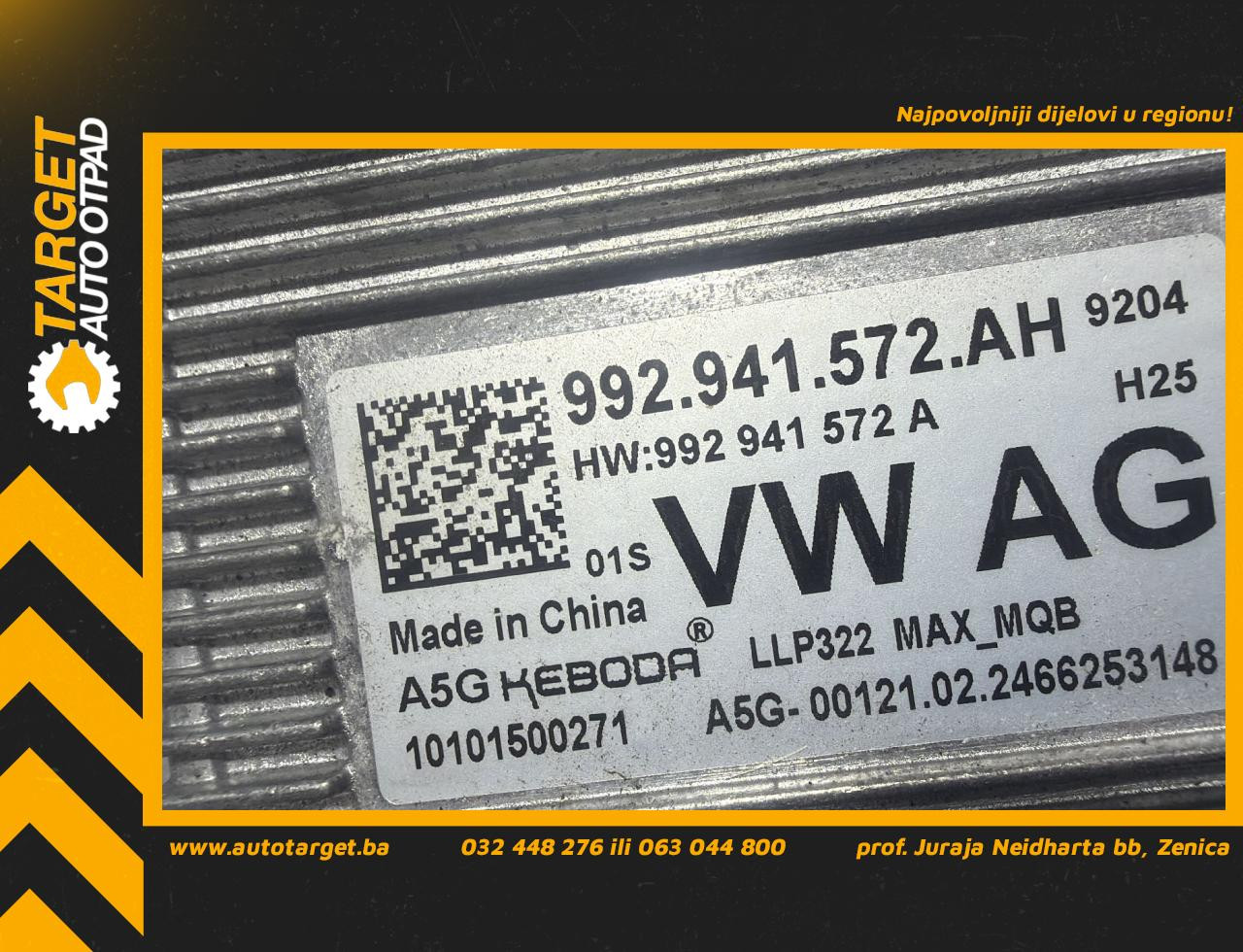 DIJELOVI BALAST FARA SKODA KODIAQ > 21- 2.0 992941572AH